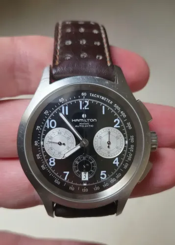 Hamilton Khaki Aviation automático original <br>chronograph chrono automatic automatico 44 mm