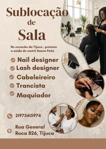 Sublocação de sala na Tijuca