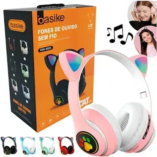 FONE DE GATINHO SEM FIO