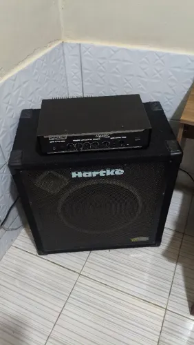 Caixa Passiva hartck 15"+amplificador Master Bs200