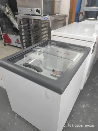 Bh freezer horizontal tampa de vidro ou tampa cega orçamento