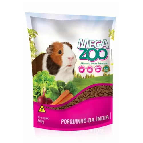 Ração Mega Zoo Porquinho-da-Índia