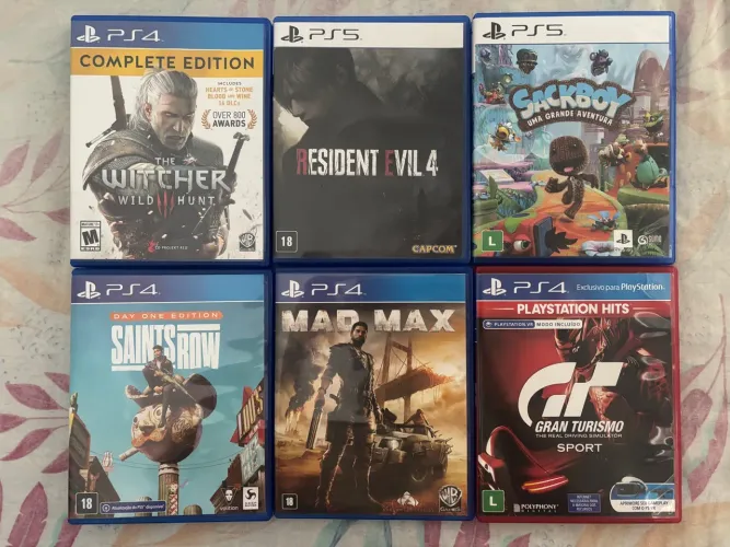 Jogos de PS4 e PS5 (Seminovos)