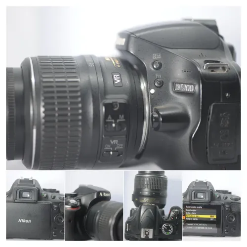 Nikon D5100 com lente 18-55mm