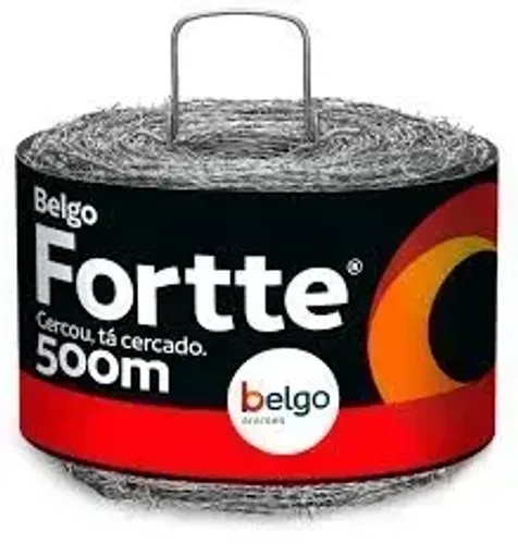 arame farpado para cercar sitio fazenda lote 500m belgo