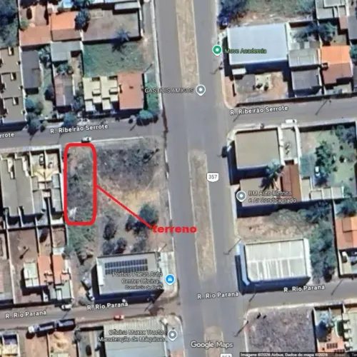 Terreno Ribas do Rio Pardo - MS | Parque Estoril | Próximo à Av. Aureliano Moura Brandão
