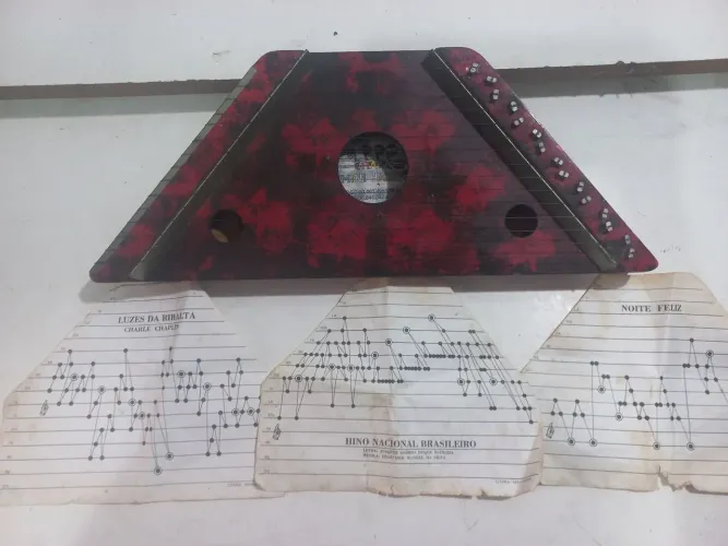 MiNI CITARA HARPA DE MADEIRA
