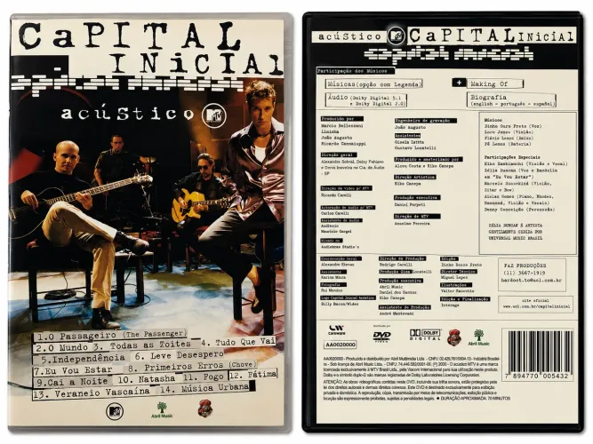 DVD Capital Inicial Acústico 