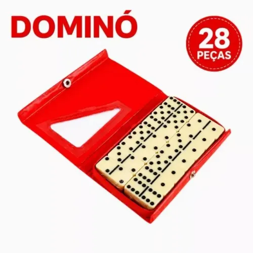 Oferta Exclusiva! Mini Dominó de Osso 28 Peças | Jogo de Mesa Familiar