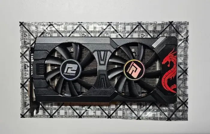 Placa De Vídeo Powercolor Amd Radeon Red Dragon Rx570 4gb Gddr5