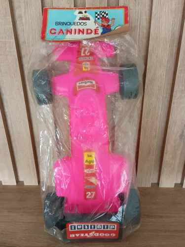 Carrinho Fórmula 1 F1 Canindé Plástico Bolha Soprado Duro