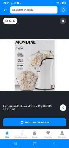 Pipoqueira elétrica
