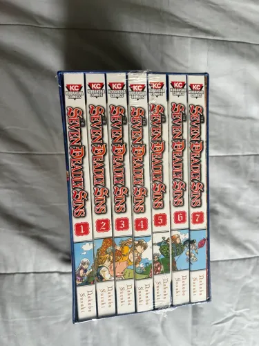 coleção 7 livros the seven deadly sins lacrada em inglês