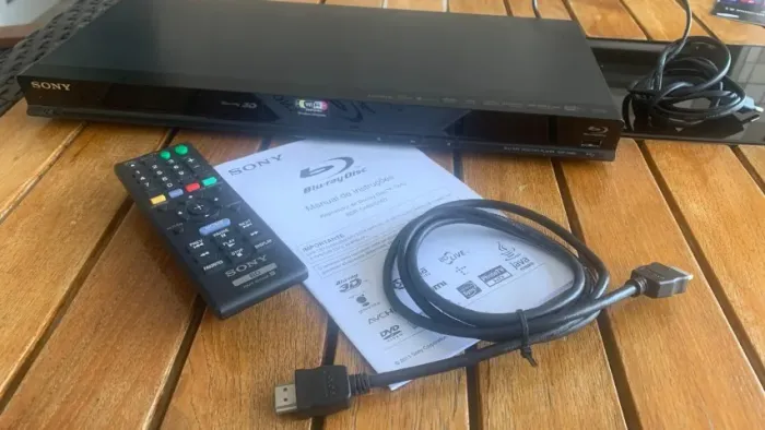 Blu-ray Sony BDP-S580 3D Wi-Fi + Controle Original+ HDMI + Manual