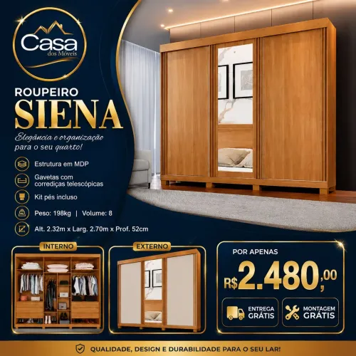 Guarda roupa Siena
