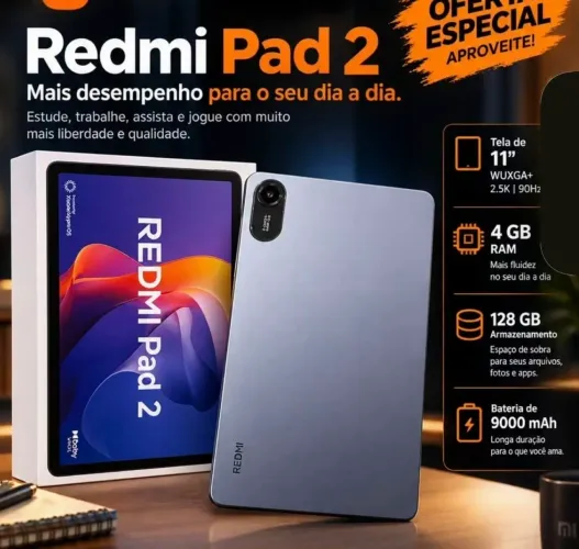 Tablet Redmi pad 2 (wifi)4 ram/128 gb R Green