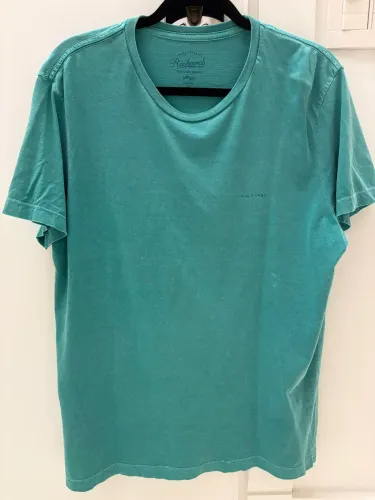 Camiseta Richards tamanho 3 (M), cor verde