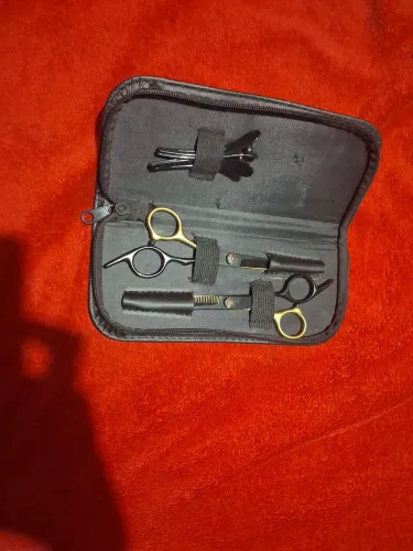 Kit tesouras fio laser e desbatadeira 