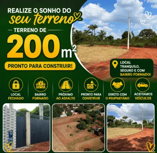 Terreno no Bairro Ipatinga- próximo ao asfalto