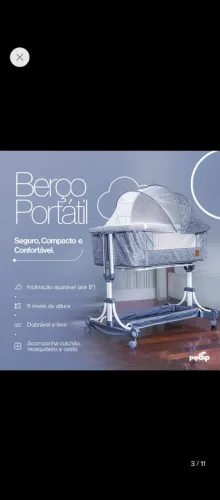 Berço Moisés portátil