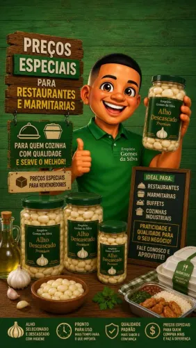 Alho descascado