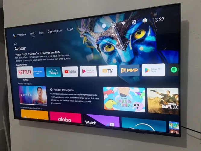 Smart TV Philips 50" 4K UHD Ambilight + Android TV - Excelente Estado