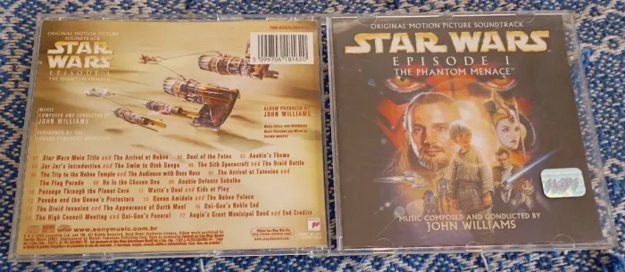 CD Trilha Sonora Star Wars Ameaça Fantasma