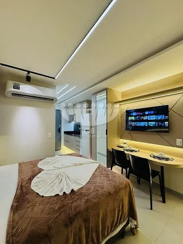 Studio no Meireles, 27m², 1 quarto