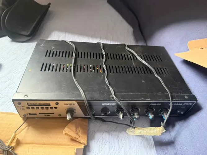 Amplificador Receiver Frahm Slim 2000 USB FM