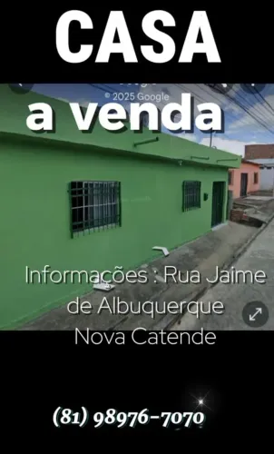 Vende se essa casa ,na cidade de Catende !