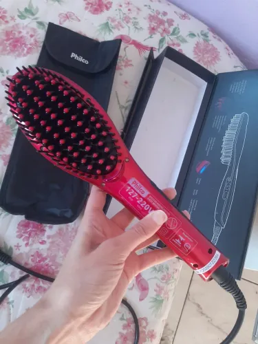 Escova Alisadora Philco Easy Brush Com Estojo Térmico
