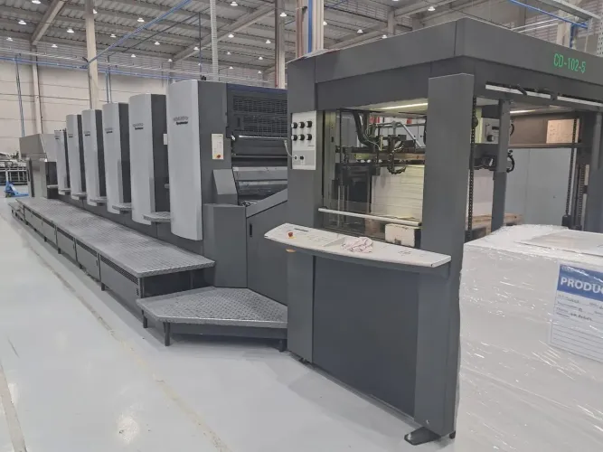 Heidelberg Sm-102 5 + L saída longa 2005