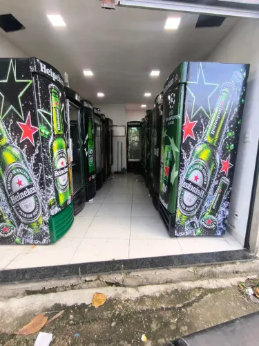 Freezer expositor cervejeiro