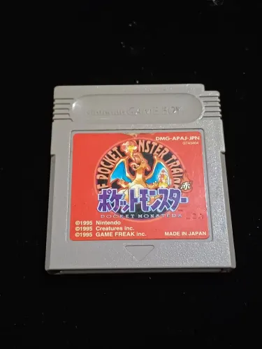 Fita Pokémon Red Game Boy Original!