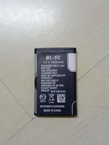 Bateria BL-5C 3,7v 1020mAh Li-Ion