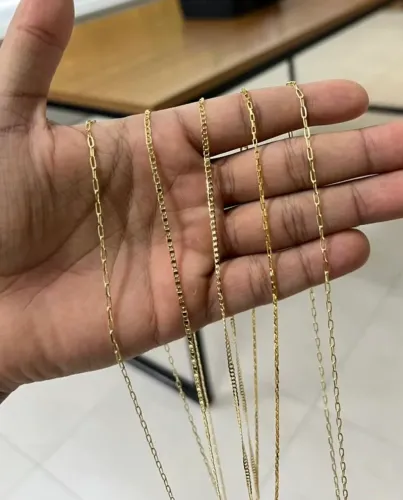 Corrente banhada a outro