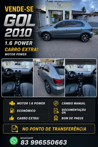 Volkswagen Gol Geração V Power 1.6 8V MI Total Flex Mec. 4P 2010