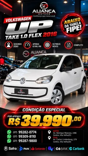 Volkswagen Up! Take 1.0 Total Flex 12V 5P 2016