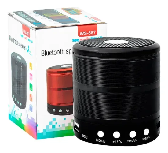 CAIXA DE SOM 3W   BLUETOOTH/USB/SD/RADIO/P2