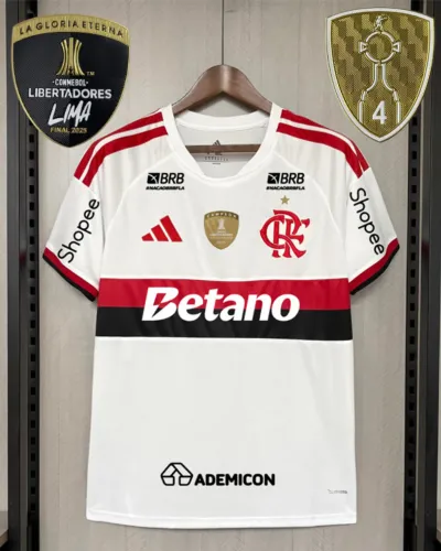 CAMISA BRANCA FLAMENGO 2026 QUALIDADE