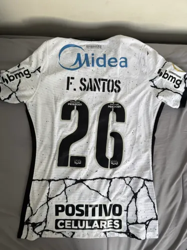 Camisa Corinthians 2021 Jogo (Match Worn) - Fábio Santos #26 - Acervo Atleta