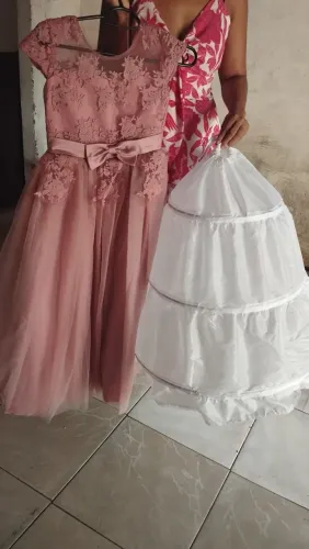 Vestido festa infantil 