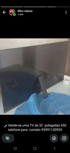 Vende-se uma TV de 32 polegadas 650 telefone para contato *35