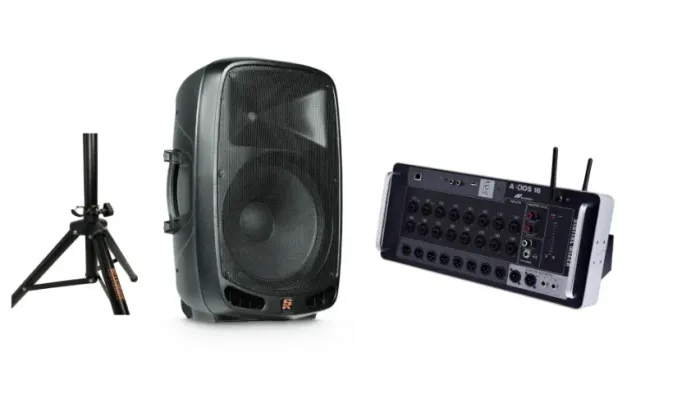 Mesa Duonn Axios 16 Digital Rack 16 Canais 8 Aux Bivolt + CAIXA STANER PS1501