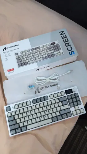 Teclado Mecanico 75% Attack Shark K86 RBG sem fio