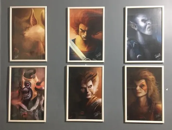 Lote De 6 Quadros Dos Thundercats