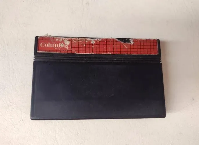 Cartucho Columns Com Desgastes No Label Para Master System