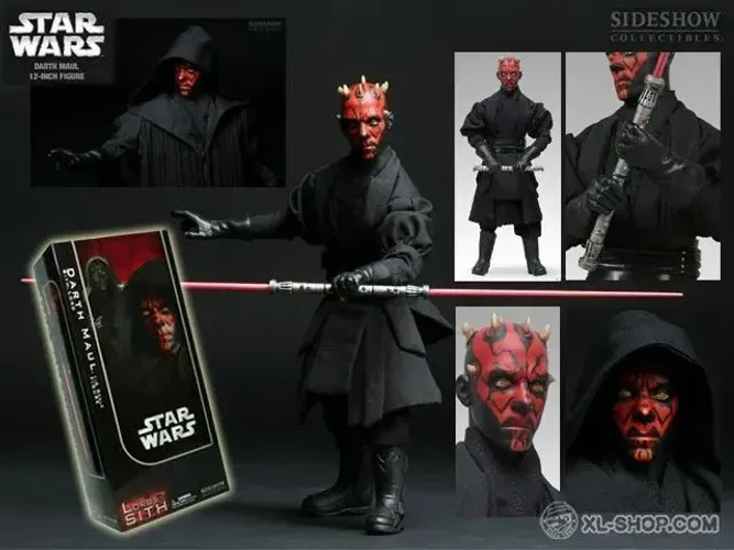 Darth Maul 1/6 Sideshow - Linha Lotes of the Sith (não é Hot Toys)