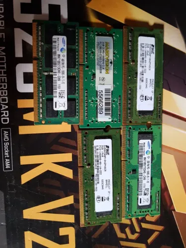 Lote de Memórias 2gb 4gb