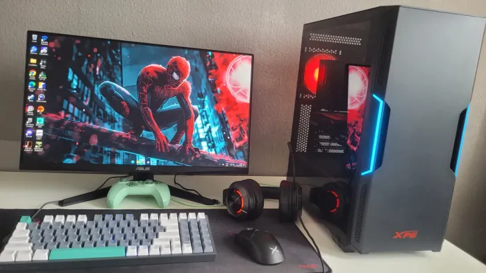 PC GAMER Ryzen 7 5700g + RX 6600 + MONITOR Asus 165Hz + PERIFÉRICOS